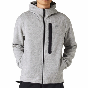 Nike Tech Fleece Men Small Gray Activewear Performance Hoodie Jacket Coat